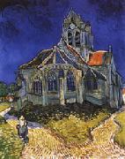 Vincent Van Gogh The Church of Auvers-sur-Oise painting